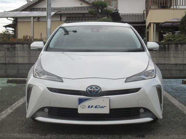 プリウス SセーフティプラスII フルセグ メモリーナビ DVD再生 バックカメラ 衝突被害軽減システム ETC ドラレコ LEDヘッドランプ ワンオーナー 記録簿(2枚目)