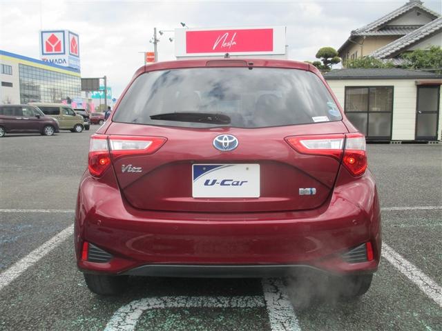 ヴィッツ ハイブリッドＦ　アミー　フルセグ　メモリーナビ　バックカメラ　衝突被害軽減システム　ＥＴＣ　ドラレコ　ワンオーナー　記録簿（4枚目）