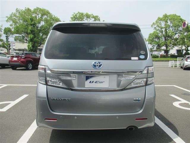ヴェルファイアハイブリッド ＺＲ　Ｇエディション　革シート　４ＷＤ　フルセグ　ＨＤＤナビ　ＤＶＤ再生　後席モニター　バックカメラ　ＥＴＣ　両側電動スライド　ＨＩＤヘッドライト　乗車定員７人　３列シート　ワンオーナー　記録簿（4枚目）