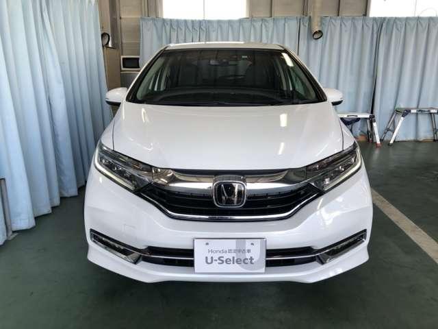 シャトル ホンダ ハイブリッドｘ ホンダセンシング 当社試乗車 スマキー 衝突被害軽減 アイスト 前席シートヒーター オートクルーズ ｃｄ サイドエアバック ａｂｓ ｅｔｃ キーレス ナビ オートエアコン ミュージックプレイヤー接続可 エアバッグの中古車詳細 中古車