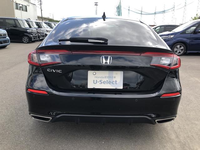 シビック ＬＸ　登録済未使用車　クルコン　リアカメラ　横滑り防止装置　禁煙車　１オーナー　ソナー　ターボ車　シートヒーター　オートエアコン　サイドエアバッグ　パワーウィンドウ　ＡＢＳ　スマートキー　エアバッグ　地デジ（39枚目）