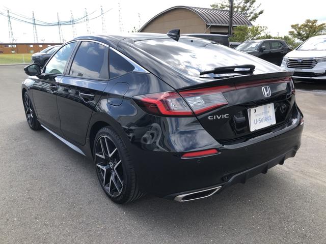 シビック ＬＸ　登録済未使用車　クルコン　リアカメラ　横滑り防止装置　禁煙車　１オーナー　ソナー　ターボ車　シートヒーター　オートエアコン　サイドエアバッグ　パワーウィンドウ　ＡＢＳ　スマートキー　エアバッグ　地デジ（40枚目）