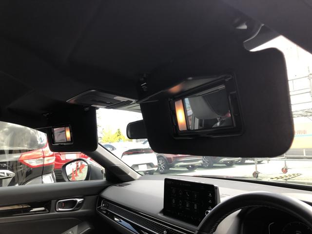 シビック ＬＸ　登録済未使用車　クルコン　リアカメラ　横滑り防止装置　禁煙車　１オーナー　ソナー　ターボ車　シートヒーター　オートエアコン　サイドエアバッグ　パワーウィンドウ　ＡＢＳ　スマートキー　エアバッグ　地デジ（61枚目）