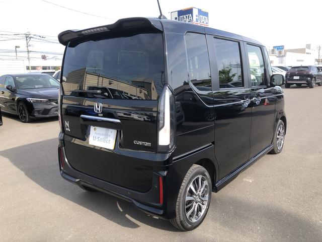 Ｎ－ＢＯＸカスタム ベースグレード　試乗車アップ　純正ナビ　ドラレコ　両側電動ドア　ＬＥＤ　アルミホイール　追突軽減ブレーキ　禁煙　Ｂカメ　ＵＳＢ　スマキー　アイドリング　オートエアコン　ドライブレコーダー　前席シートヒーター　ＥＳＣ（39枚目）