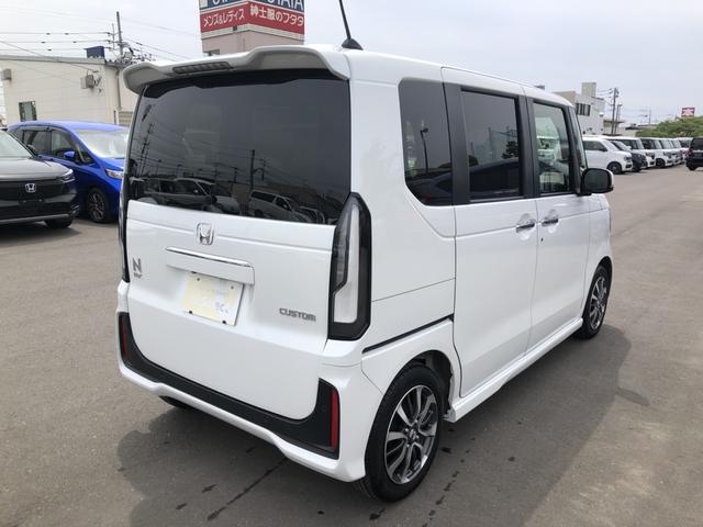 Ｎ－ＢＯＸカスタム ベースグレード　レンタカーアップ　純正ナビ　ＥＴＣ　ドラレコ　両側電動ドア　ＬＥＤ　アルミホイール　追突軽減ブレーキ　禁煙　Ｂカメ　ＵＳＢ　スマキー　アイドリング　オートエアコン　ドライブレコーダー　オートライト（37枚目）