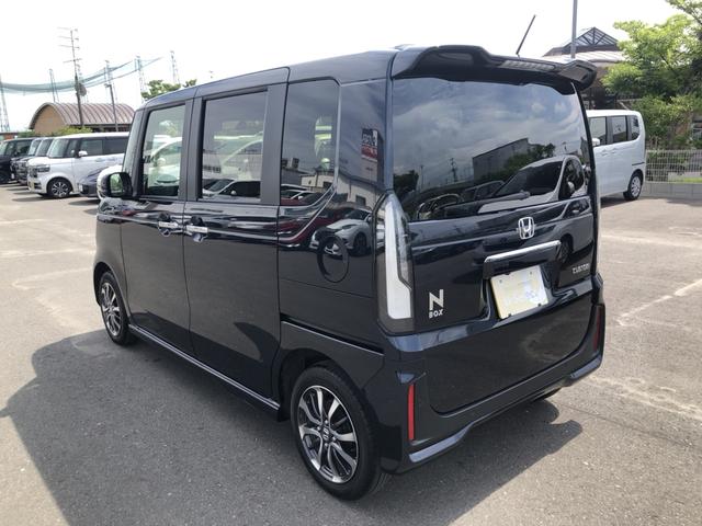 Ｎ－ＢＯＸカスタム ベースグレード　試乗車アップ　純正ナビ　ドラレコ　両側電動ドア　ＬＥＤ　アルミホイール　追突被害軽減ブレーキ　ＥＣＯＮ　禁煙　マルチカメラ　オートクルーズ　シートヒータ　ＵＳＢ　セキュリティアラーム　ＡＡＣ　パワステ（37枚目）