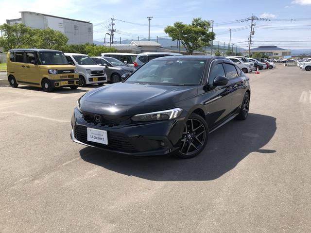 シビック ｅ：ＨＥＶ　純正ナビ　ＥＴＣ　前後ドラレコ　ＬＥＤ　アルミホイール　ブラインドスポットインフォメーション　ブレーキサポート　１オナ　Ｂカメ　ＥＳＣ　フルオートエアコン　地デジ　サイドエアバッグ　クリアランスソナー（41枚目）