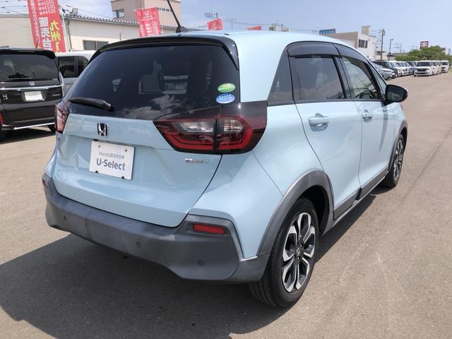 フィット ｅ：ＨＥＶクロスター　純正ナビ　前後ドラレコ　ＥＴＣ　クルーズコントロール　アルミホイール　ワンオーナー　禁煙車　衝突回避システム　１オーナー　フルオートエアコン　整備記録簿　前後センサー　ＬＥＤランプ　エアバッグ　地デジ（37枚目）