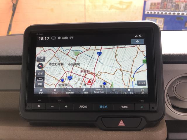 Ｎ－ＢＯＸ ベースグレード　レンタカーアップ　純正ナビ　ＥＴＣ　ドラレコ　ＬＥＤ　片側電動スライドドア　シートヒーター　禁煙車　衝突軽減システム　スマートキ－　カーテンエアバック　イモビライザー　ＥＣＯモード　横滑り防止　地デジ（5枚目）