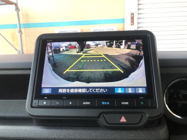 Ｎ－ＢＯＸカスタム ベースグレード　レンタカーアップ　純正ナビ　ＥＴＣ　ドラレコ　片側電動スライド　禁煙車　ＵＳＢ接続　ＣＭＢＳ　Ｄレコ　ベンチシート　オートエアコン　スマートキ　ＬＥＤ　盗難防止装置　クルコン　バックカメラ　エアバッグ（7枚目）
