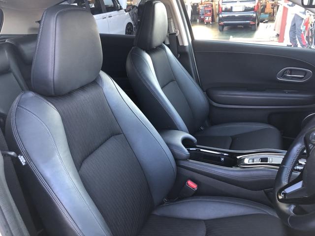 ヴェゼル ハイブリッドＺ・ホンダセンシング　純正ナビ　ＥＴＣ　前後ドラレコ　シートヒーター　クルーズコントロール　アルミホイール　ＬＥＤ　ワンオーナー　禁煙車　レーダーサポート　１オーナ－　ＤＶＤ再生機能　整備記録簿　横滑り防止システム　フルセ（3枚目）