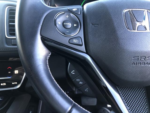 ヴェゼル ハイブリッドＺ・ホンダセンシング　純正ナビ　ＥＴＣ　前後ドラレコ　シートヒーター　クルーズコントロール　アルミホイール　ＬＥＤ　ワンオーナー　禁煙車　レーダーサポート　１オーナ－　ＤＶＤ再生機能　整備記録簿　横滑り防止システム　フルセ（55枚目）