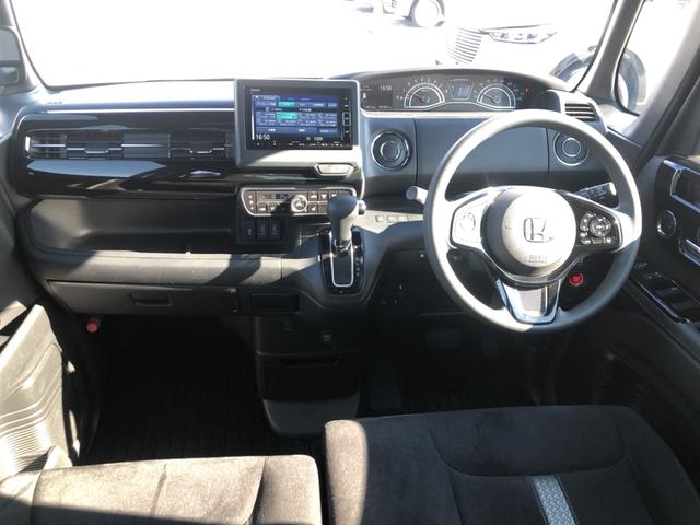 N-BOXカスタム L 純正ナビ ETC 前後ドラレコ 片側電動スライドドア LED アルミホイール Pソナー 禁煙 1オーナー サイドエアバッグ ナビTV Aストップ シートヒータ ベンチシート 点検記録簿 リアカメ AC(2枚目)