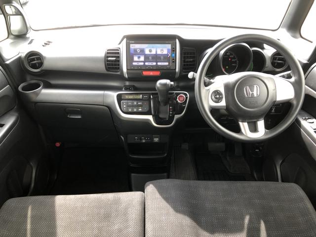 Ｎ－ＢＯＸ Ｇ・Ｌパッケージ　純正ナビ　片側電動スライドドア　ワンオーナー　禁煙車　Ｉ－ＳＴＯＰ　ベンチ席　メンテナンスノート　１オ－ナ－　カラーバックモニター　全席ＰＷ　イモビライザー　ナビテレビ　地ＴＶ　ＡＡＣ　横滑り防止（2枚目）