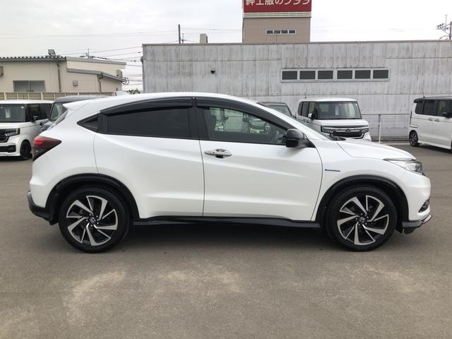 ヴェゼル ハイブリッドＲＳ・ホンダセンシング　純正ナビ　ＥＴＣ　ドラレコ　ＬＥＤ　アルミホイール　シートヒーター　ホンダセンシング　１オ－ナ－　定期点検記録簿　サイドＳＲＳ　Ｒカメ　フルオートエアコン　禁煙　ＵＳＢ接続　両席エアバック　スマキー（38枚目）