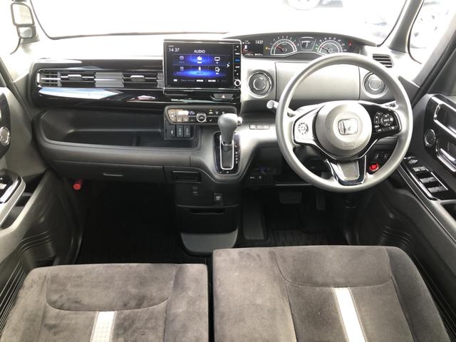 N-BOXカスタム L 純正ナビ ETC 前後ドラレコ シートヒーター LED アルミホイール Pソナー 禁煙 1オーナー サイドエアバッグ ナビTV Aストップ ベンチシート 点検記録簿 キーフリーシステム リアカメ AC(2枚目)