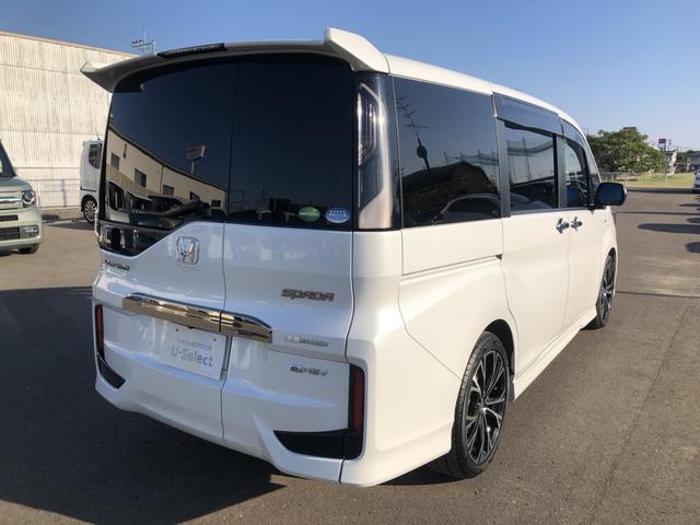 ステップワゴンスパーダ e:HEVスパーダG・EXホンダセンシング 純正ナビ リア席モニター ETC 前後ドラレコ 両側電動ドア LED アルミホイール エアバック Pアシスト 地デジ クルコン サイドエアバッグ シ-トヒ-タ- 衝突軽減システム 1オーナー スマキー(45枚目)