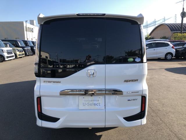 ステップワゴンスパーダ e:HEVスパーダG・EXホンダセンシング 純正ナビ リア席モニター ETC 前後ドラレコ 両側電動ドア LED アルミホイール エアバック Pアシスト 地デジ クルコン サイドエアバッグ シ-トヒ-タ- 衝突軽減システム 1オーナー スマキー(46枚目)