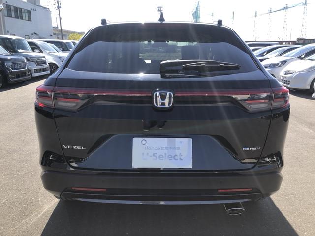 ヴェゼル ｅ：ＨＥＶＸ・ＨｕＮＴパッケージ　試乗車アップ　純正ナビ　ＥＴＣ　前後ドラレコ　ＬＥＤ　アルミホイール　盗難防止システム　地デジフルセグ　サイドエアバッグ　Ｂカメラ　クリアランスソナー　横滑り防止機能　スマートキー　禁煙　オートライト（38枚目）