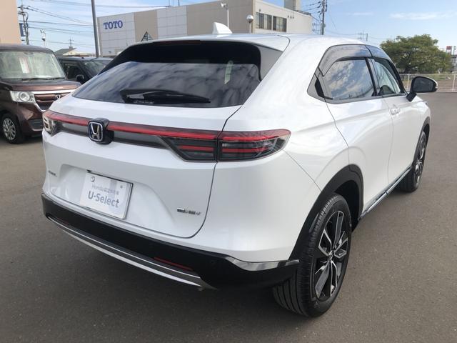 ヴェゼル ｅ：ＨＥＶＺ　試乗車アップ　純正ナビ　ＥＴＣ　ドラレコ　全周囲カメラ　クルーズコントロール　シートヒーター　禁煙車　衝突回避支援ブレーキ機能　パノラミックビューモニター　スマキ　Ｐトランク　フルオートエアコン（50枚目）