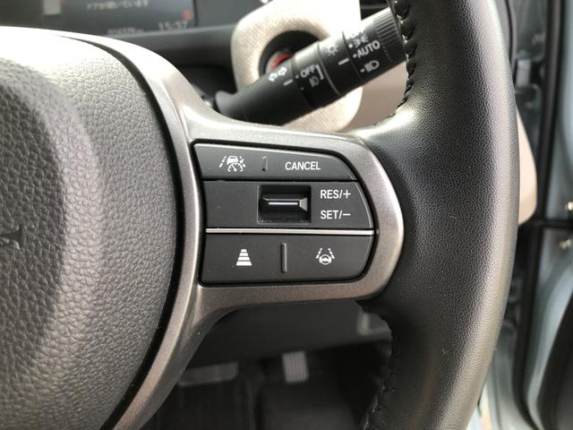 フリード ｅ：ＨＥＶエアーＥＸ　試乗車アップ　純正ナビ　ＥＴＣ　前後ドラレコ　ＬＥＤ　両側電動ドア　３６０°カメラ　衝突軽減システム　ソナー　横滑り防止装置　クルーズコントロール　サイドカーテンエアバック　フルセグＴＶ　キーレス（56枚目）