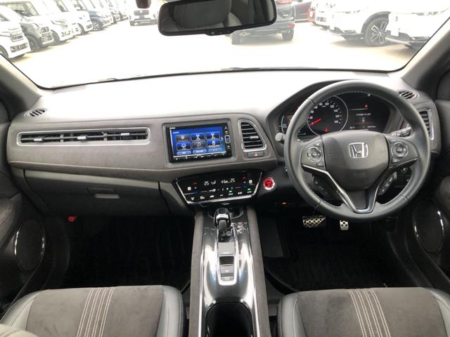 ヴェゼル ハイブリッドＲＳ・ホンダセンシング　純正ナビ　ＥＴＣ　前後ドラレコ　ＬＥＤ　アルミホイール　シートヒーター　１オ－ナ－　定期点検記録簿　サイドＳＲＳ　Ｒカメ　フルオートエアコン　禁煙　ＵＳＢ接続　両席エアバック　スマキー　ＴＶナビ（2枚目）