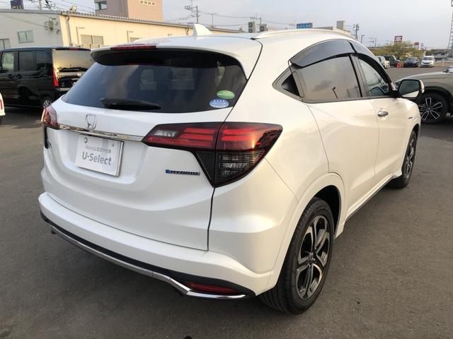 ヴェゼル ハイブリッドＺ・ホンダセンシング　純正ナビ　ＥＴＣ　ドラレコ　ＬＥＤ　アルミホイール　シートヒーター　レーダーサポート　１オーナ－　ＤＶＤ再生機能　整備記録簿　横滑り防止システム　バックアイカメラ　盗難防止装置　フルセ　スマ－トキ－（37枚目）