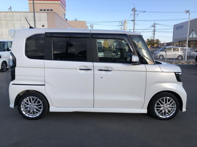 N-BOXカスタム Lターボ 純正ナビ ETC 前後ドラレコ LED アルミホイール 両側電動ドア 地デジチューナー 衝突軽減ブレーキサポート 1オーナー 禁煙 アイドリングS ターボエンジン PS カーテンエアバック エアバック(37枚目)