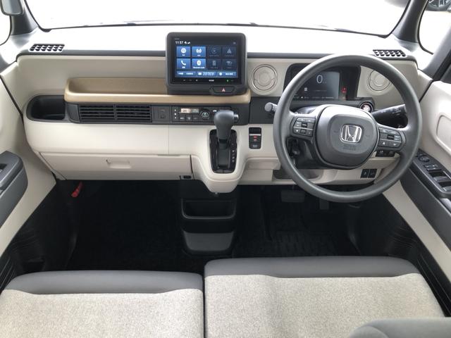 Ｎ－ＢＯＸ ベースグレード　試乗車アップ　純正ディスプレイオーディオ　片側電動スライドドア　ＬＥＤ　衝突軽減システム　スマートキ－　禁煙　カーテンエアバック　ＥＣＯモード　横滑り防止　オートクルーズ　キーフリー　オートエアコン（3枚目）