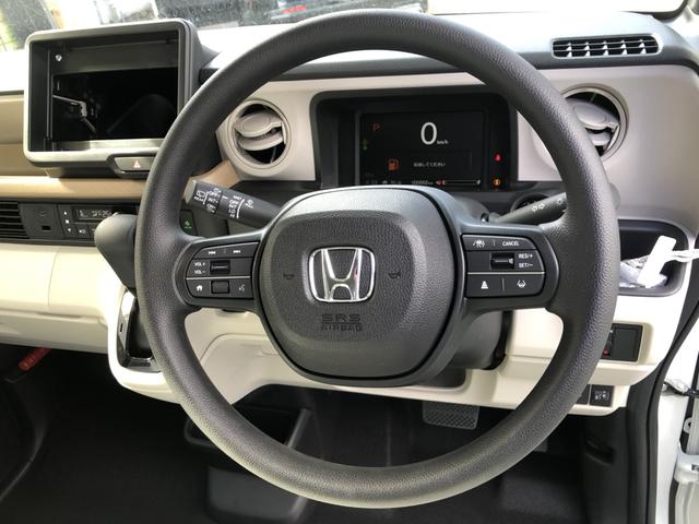 N-BOX ベースグレード 届出済未使用車 片側電動スライドドア 衝突軽減システム スマートキ- 禁煙 カーテンエアバック イモビライザー ECOモード 横滑り防止 オートクルーズ LEDヘッドライト キーフリー オートエアコン(6枚目)