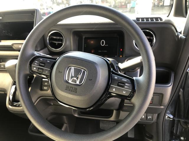 N-BOXカスタム ベースグレード 届出済未使用車 片側電動スライドドア CMBS 禁煙 1オーナー ベンチシート オートエアコン スマートキ LED 盗難防止装置 クルコン パワーステアリング エアバッグ ESC パワーウインドウ(6枚目)