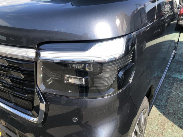 N-BOXカスタム ベースグレード 届出済未使用車 片側電動スライドドア CMBS 禁煙 1オーナー ベンチシート オートエアコン スマートキ LED 盗難防止装置 クルコン パワーステアリング エアバッグ ESC パワーウインドウ(40枚目)