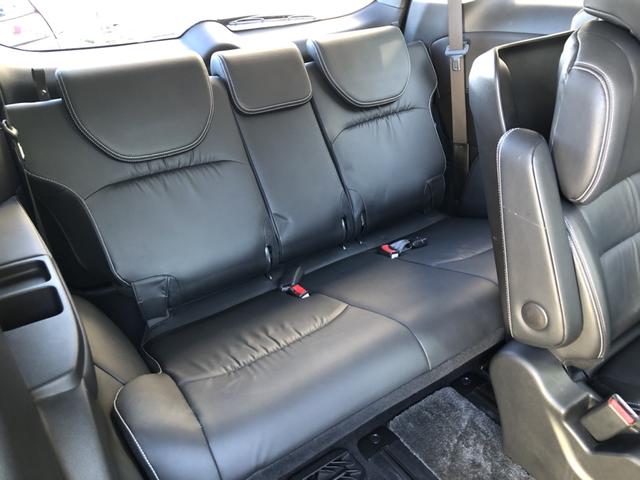 オデッセイハイブリッド ハイブリッドアブソルート・ホンダセンシングＥＸパック　純正ナビ　ＥＴＣ　ドラレコ　両側電動ドア　ＬＥＤ　アルミホイール　両側自動スライドドア　シートヒータ　キーレス　サイドエアバッグ　エコモード　ＤＶＤ再生可　本革シート　ＶＳＡ　スマキー　３列シート（28枚目）