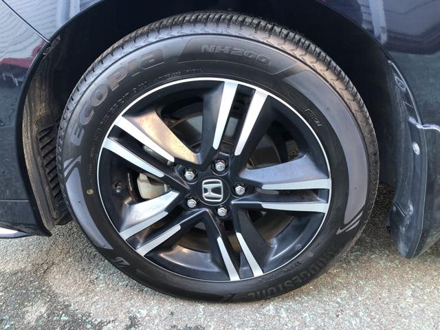 オデッセイハイブリッド ハイブリッドアブソルート・ホンダセンシングＥＸパック　純正ナビ　ＥＴＣ　ドラレコ　両側電動ドア　ＬＥＤ　アルミホイール　両側自動スライドドア　シートヒータ　キーレス　サイドエアバッグ　エコモード　ＤＶＤ再生可　本革シート　ＶＳＡ　スマキー　３列シート（33枚目）