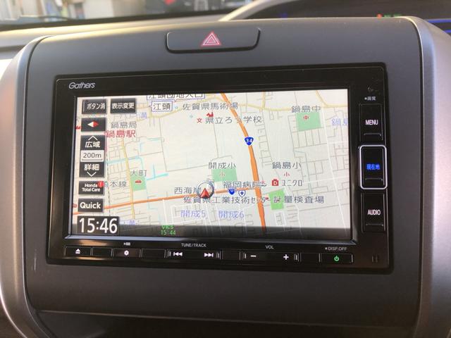 フリードハイブリッド ハイブリッド・Ｇ　純正ナビ　ＥＴＣ　両側電動ドア　シートヒーター　ＬＥＤ　アルミホイール　両電動ドア　サイドエアバック　クルコン　スマキー　パワーステアリング　オートライト　フルセグＴＶ　ウォークスルー　Ｂカメラ　禁煙（4枚目）