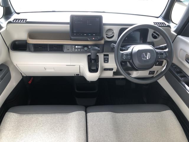 Ｎ－ＢＯＸ ファッションスタイル　試乗車アップ　純正ナビ　ＥＴＣ　ドラレコ　片側電動スライドドア　アラウンドビューモニター　禁煙　ソナー　盗難防止装置　スマートキ　ＵＳＢポート　ＬＥＤランプ　バックモニター　サイドカーテンエアバック（3枚目）