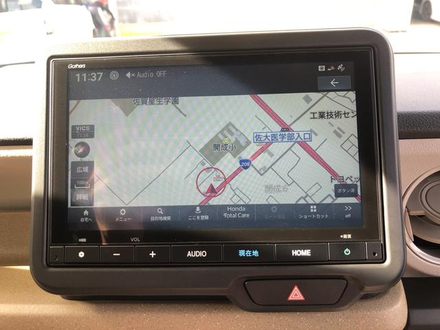 Ｎ－ＢＯＸ ファッションスタイル　試乗車アップ　純正ナビ　ＥＴＣ　ドラレコ　片側電動スライドドア　アラウンドビューモニター　禁煙　ソナー　盗難防止装置　スマートキ　ＵＳＢポート　ＬＥＤランプ　バックモニター　サイドカーテンエアバック（5枚目）