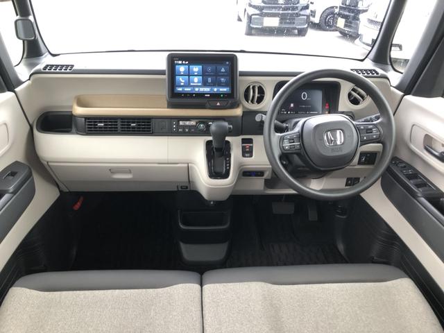 Ｎ－ＢＯＸ ベースグレード　試乗車アップ　片側電動スライドドア　禁煙車　ＥＴＣ　ドラレコ　ホンダコネクトナビ　衝突軽減システム　スマートキ－　カーテンエアバック　イモビライザー　ＥＣＯモード　横滑り防止　オートクルーズ　ＡＢＳ（3枚目）