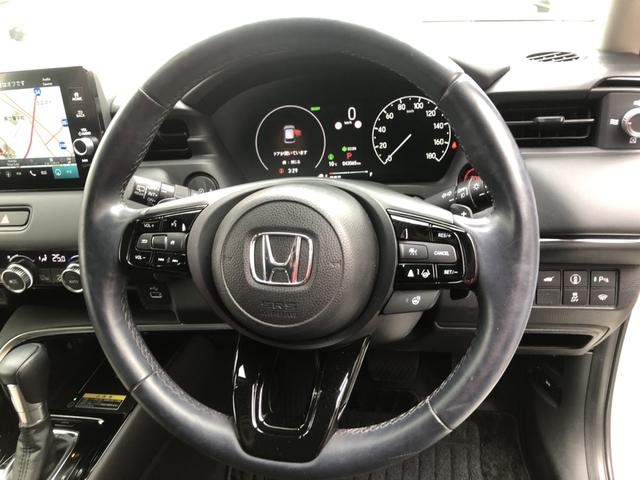 ヴェゼル ｅ：ＨＥＶＺ　純正ナビ　ＥＴＣ　前後ドラレコ　ブラインドスポットインフォメーション　ＬＥＤ　アルミホイール　衝突回避支援ブレーキ機能　１オナ　スマキ　Ｐトランク　フルオートエアコン　Ｄレコ　エアバッグ　Ｒカメ　禁煙（10枚目）