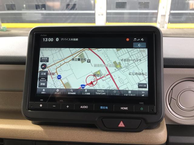 Ｎ－ＢＯＸ ベースグレード　純正ナビ　ＥＴＣ　前後ドラレコ　ＬＥＤ　両側電動ドア　アイスト　１オナ　地デジＴＶ　誤発信抑制機能　キーレスエントリー　前席シートヒーター　ＵＳＢポート　バックカメラ付　スマートキ　運転席エアバッグ（4枚目）