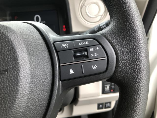 Ｎ－ＢＯＸ ベースグレード　試乗車アップ　純正ナビ　ドラレコ　片側電動ドア　ＬＥＤ　シートヒーター　ＥＣＯＮ　Ｓヒーター　ブレーキサポート　ＤＶＤ再生可　キーフリーシステム　禁煙　盗難防止装置　パワーウインドー　ナビＴＶ　ＵＳＢ（55枚目）