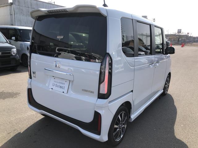 Ｎ－ＢＯＸカスタム ベースグレード　試乗車アップ　純正ナビ　ドラレコ　片側電動ドア　ＬＥＤ　アルミホイール　シートヒーター　ベンチシ－ト　アクティブクルーズ　禁煙　フルセグ対応　１オーナー　ＵＳＢ　運転席エアバッグ　Ｂモニター　ＥＳＣ（34枚目）