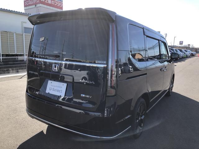 ステップワゴン ｅ：ＨＥＶスパーダ　純正ナビ　ＥＴＣ　前後ドラレコ　ＬＥＤ　アルミホイール　ブラインドスポットインフォメーション　地デジチューナー　前後障害物センサー　両側オートスライドドア　前後誤発進抑制　ワンオーナー車　ＶＳＡ　禁煙（46枚目）