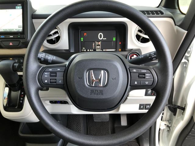 Ｎ－ＢＯＸ ベースグレード　レンタカーアップ　純正ナビ　ＥＴＣ　ドラレコ　両側電動ドア　追従クルーズ　コーナーソナー　踏み間違い防止装置　車線維持支援システム　禁煙　パワーステアリング　前席シートヒーター　インテリキー　イモビ（10枚目）