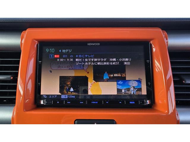 ハスラー G 全国対応2年保証 ケンウッドナビ DTV Bluetoothオーディオ ETC シートヒーター ブレーキサポート スマートキー マイルフォHV HIDライト タイヤ2024年製(12枚目)