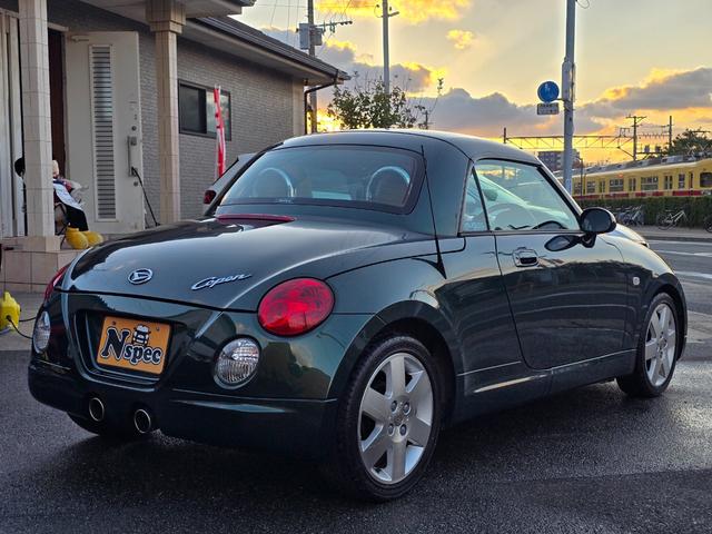 コペン タンレザーエディション タンレザーエディション 電動オープン ストラーダナビ ETC シートヒーターオートマ ウッドコンビステア 純正アルミホイール キーレス(18枚目)