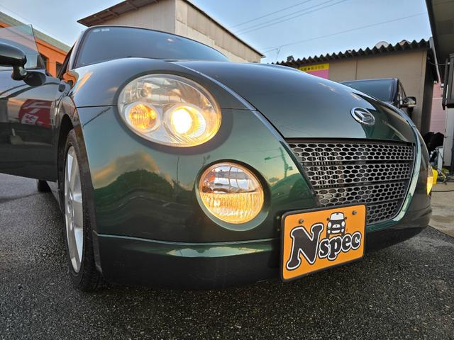 コペン タンレザーエディション タンレザーエディション 電動オープン ストラーダナビ ETC シートヒーターオートマ ウッドコンビステア 純正アルミホイール キーレス(20枚目)