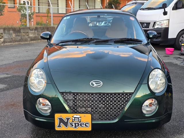 コペン タンレザーエディション タンレザーエディション 電動オープン ストラーダナビ ETC シートヒーターオートマ ウッドコンビステア 純正アルミホイール キーレス(23枚目)