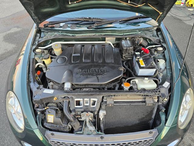 コペン タンレザーエディション タンレザーエディション 電動オープン ストラーダナビ ETC シートヒーターオートマ ウッドコンビステア 純正アルミホイール キーレス(36枚目)