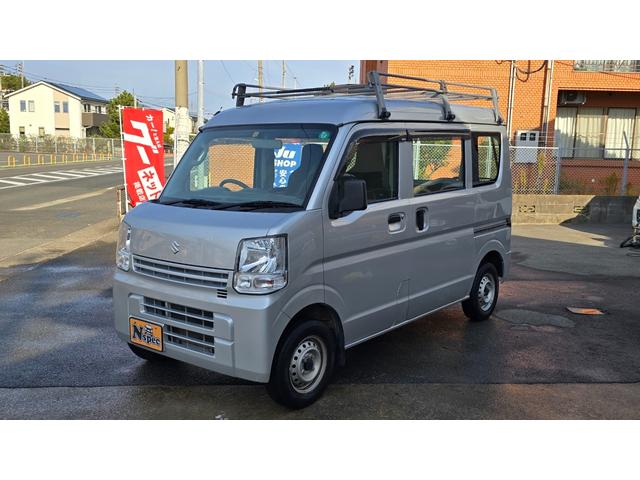 エブリイ PA 全国対応2年保証 ハイルーフ ルーフキャリア インパネ5速マニュアル 法人ワンオーナー 2(4)人 250(350kg) 2WD エアコン パワステ エアバッグ(4枚目)
